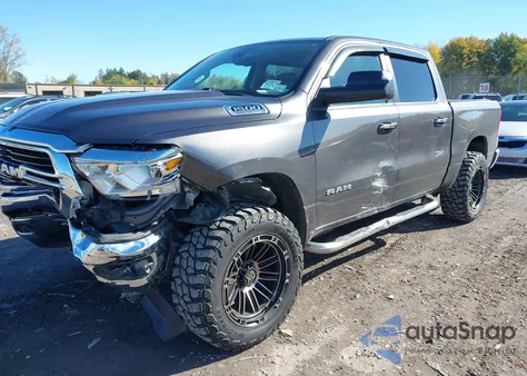 2020 Ram 1500 Big Horn 4X4 5'7 Box from USA, damaged, VIN 1C6SRFFT5LN153541